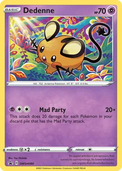 SWSH Black Star Promos Dedenne Pokémon card